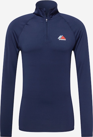 Base Layer Superdry Snow en bleu : devant