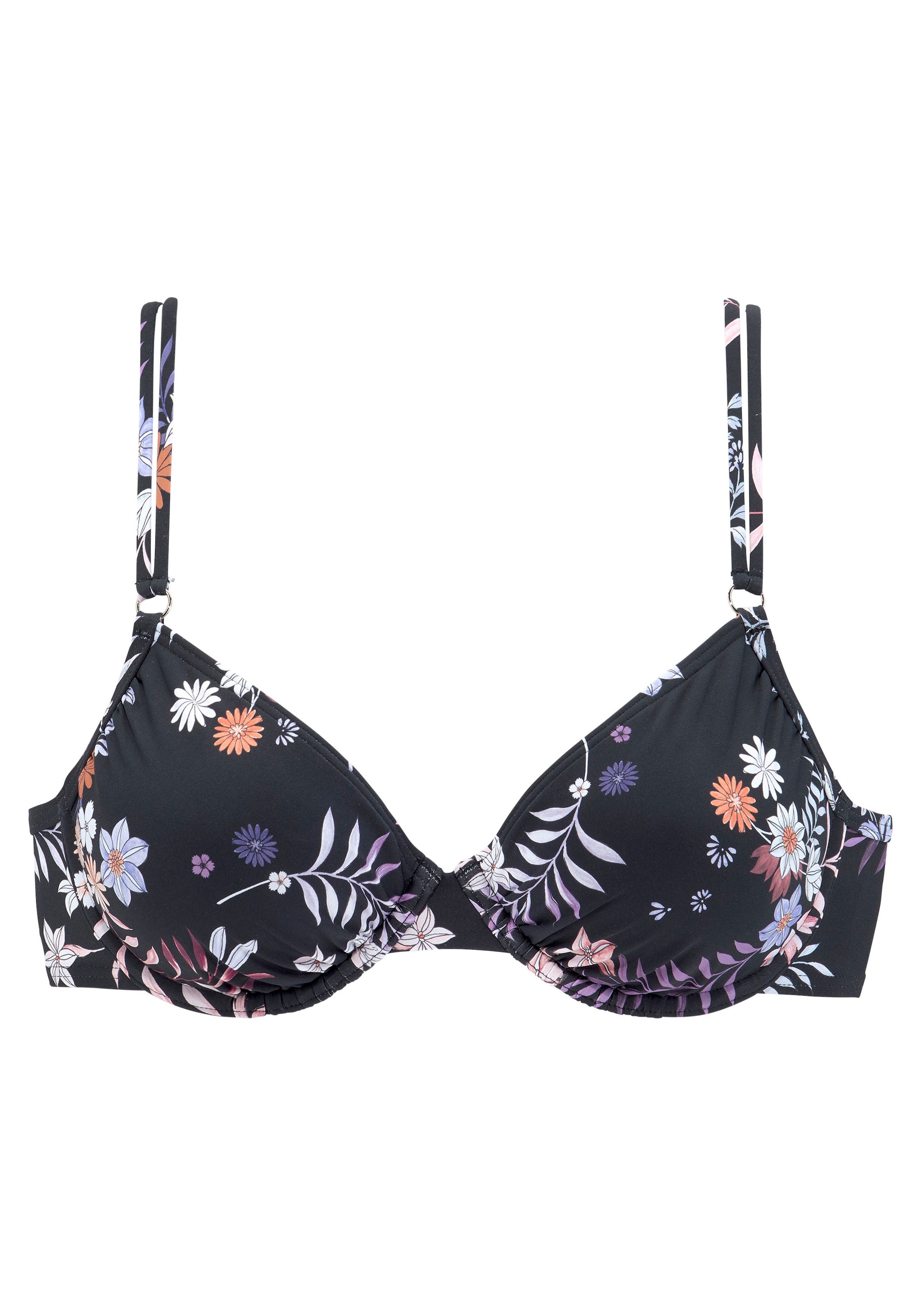 SUNSEEKER Bikini Top in Light purple / Orange / Black / White, Item view