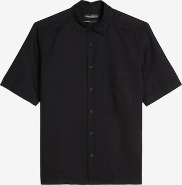 Marc O'Polo Regular Fit Hemd in Schwarz: Vorderseite
