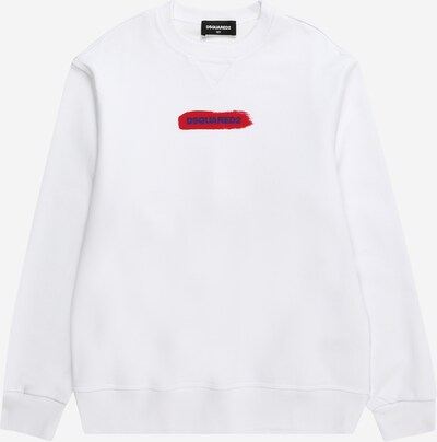 DSQUARED2 Sweat en bleu violet / rouge / blanc, Vue avec produit