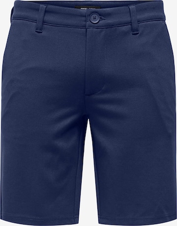 Only & Sons Trousers 'OnsThor' in Blue: front