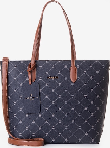 Lazarotti Shopper 'Palermo' in Blauw: voorkant