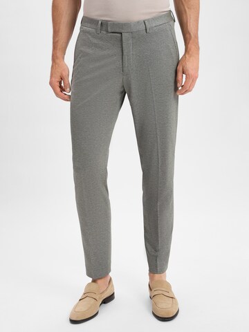 BENVENUTO Regular Pleated Pants ' Messina J ' in Grey: front
