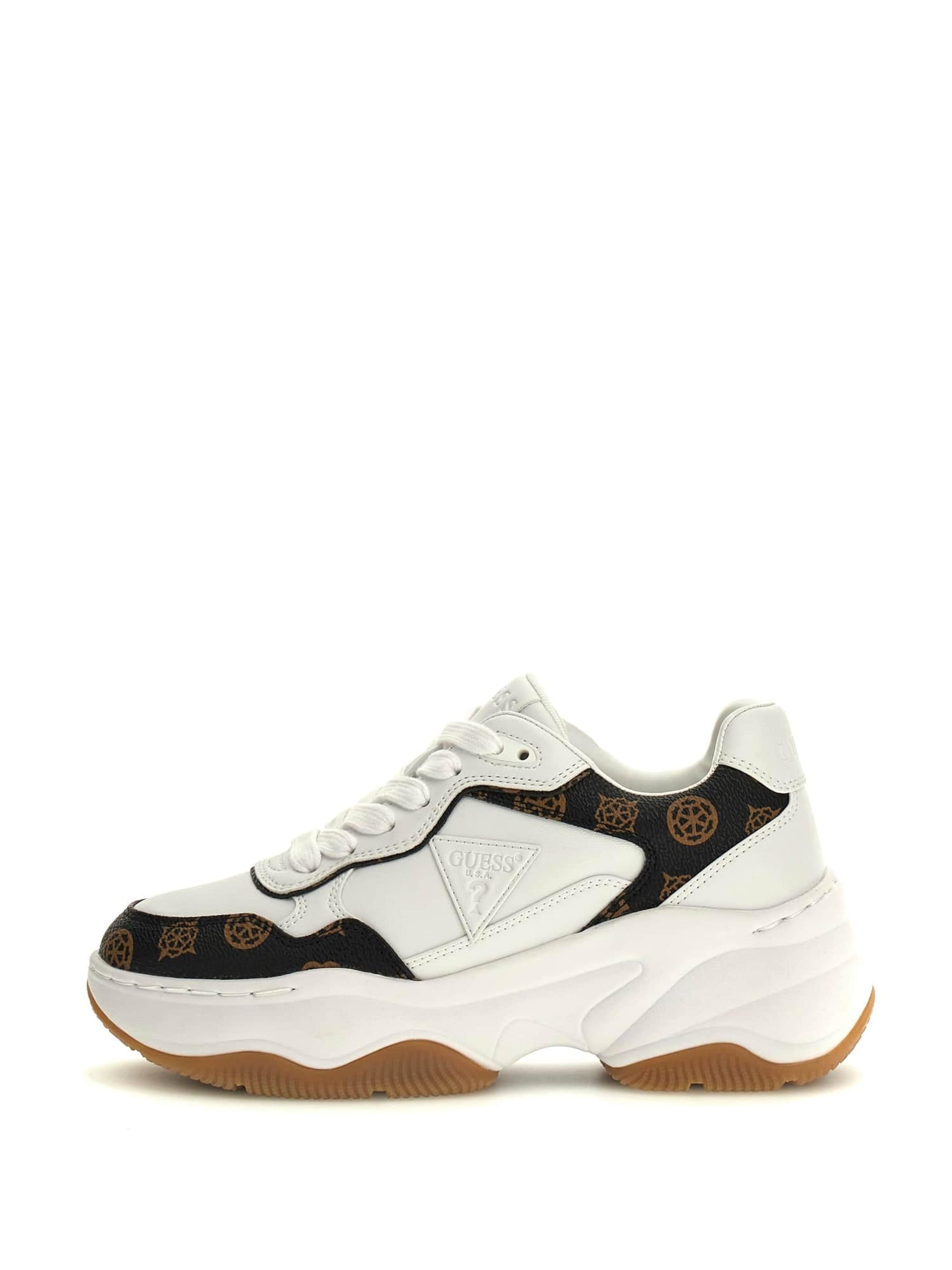 GUESS Sneaker 'Hapyy' in Weiß: Vorderseite