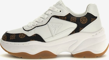 GUESS Sneakers 'Hapyy' in White: front