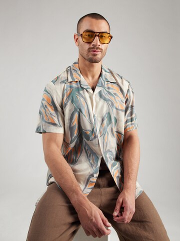 Regular fit Camicia 'SLHRegair' di SELECTED HOMME in beige: frontale