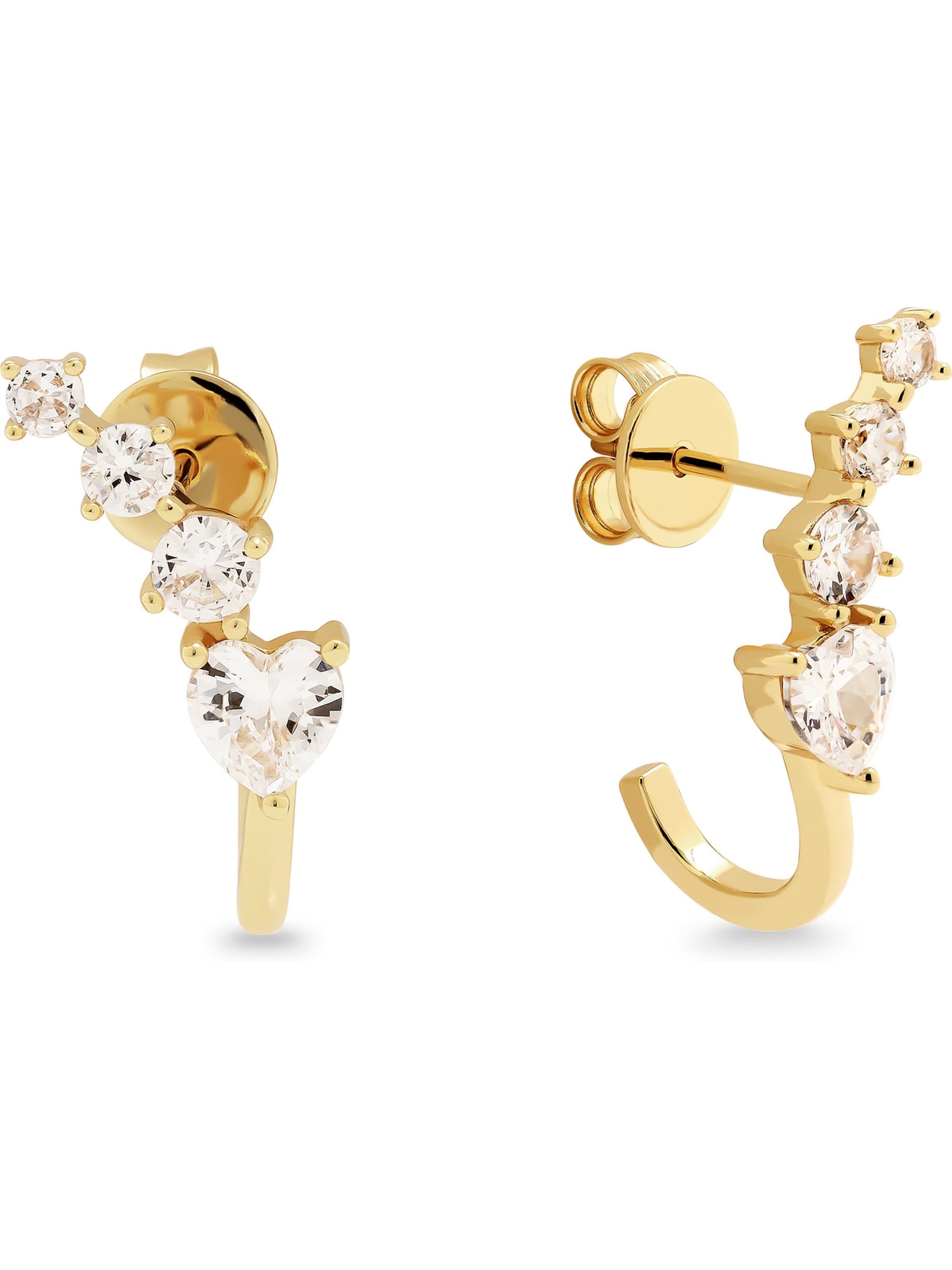 JETTE Ohrringe in Gold: Vorderseite