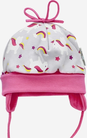 Baby Sweets Beanie 'Be Unicorn' in Grey: front