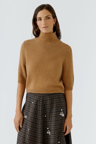 Pull-over OUI en beige : devant