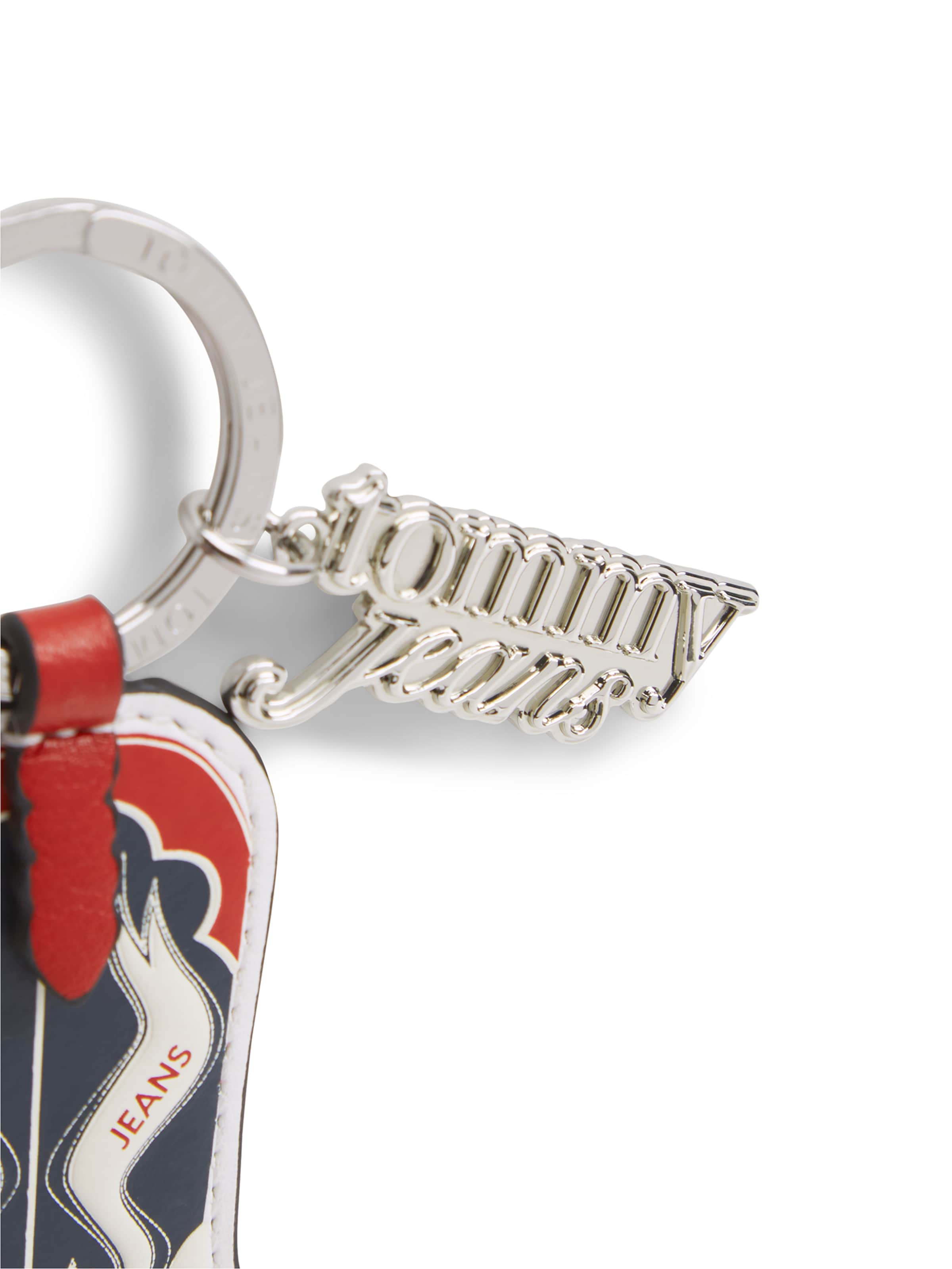 Tommy Jeans Schlüsselanhänger 'COWBOY CHARM' in Weiß
