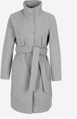 Vero Moda Petite Between-Seasons Coat in Grey: front