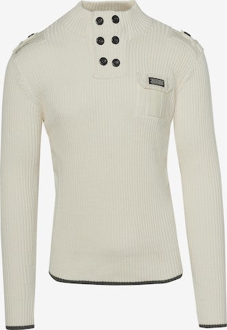 balta KOROSHI Megztinis: priekis