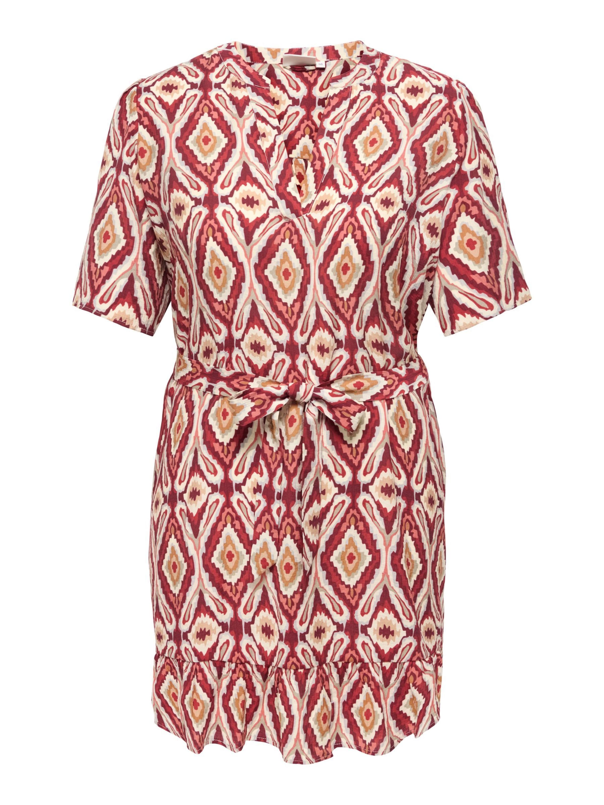 ONLY Carmakoma - Vestido 'CARAntonia' en rojo: frente