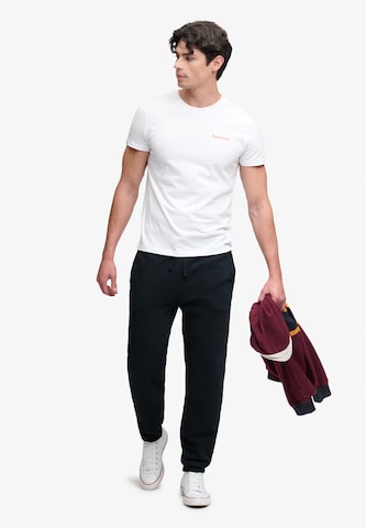 Superdry & Co Zúžený Kalhoty 'ESSENTIAL' – modrá