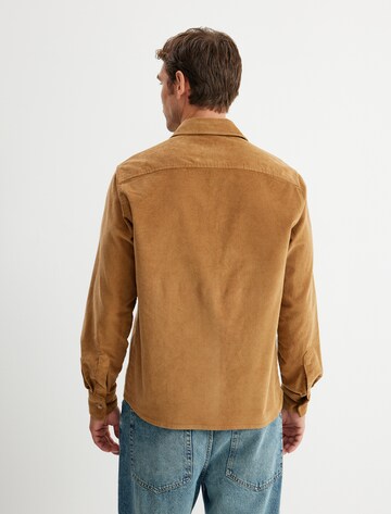 Koton Regular fit Button Up Shirt in Brown