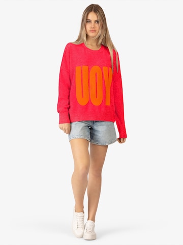 Rainbow Cashmere Sweatshirt in Orange: predná strana