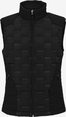 BOSS Green Vest in Black: front