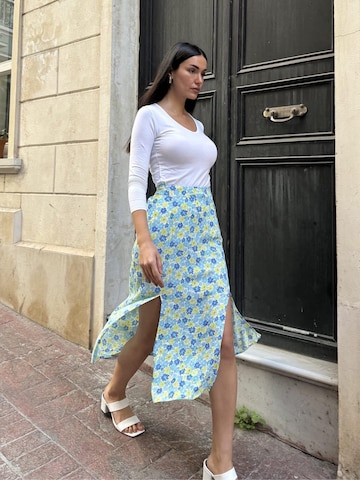 For You Moda Rok in Blauw