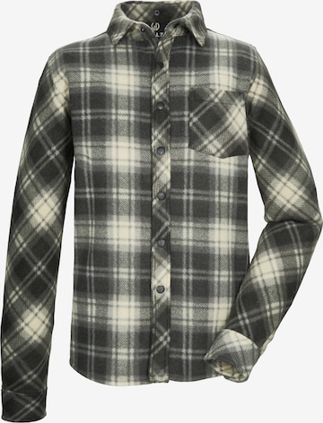 G.I.G.A. DX by killtec Button Up Shirt in Black: front