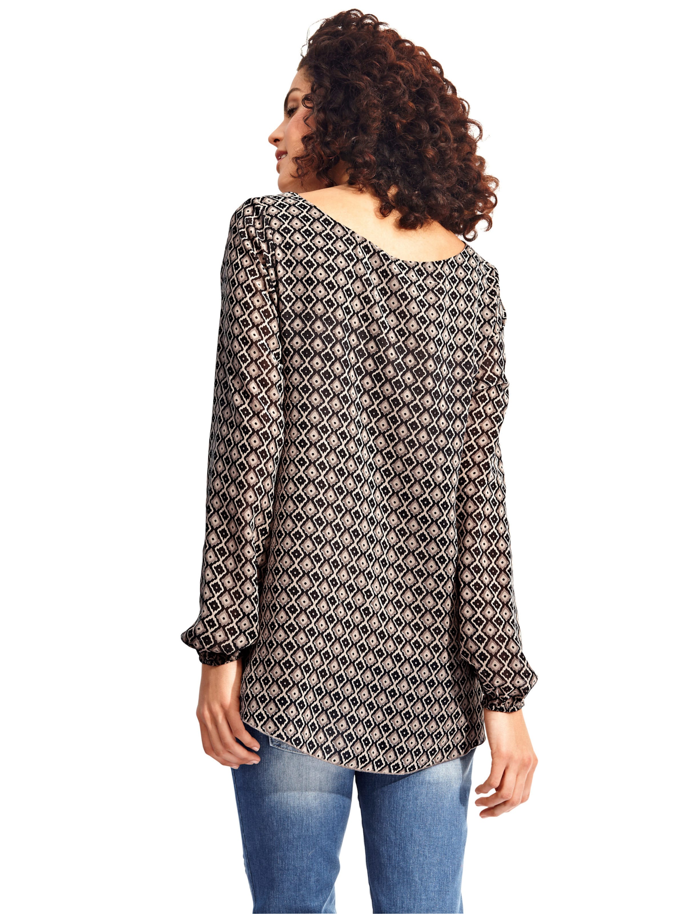 heine Bluse in Braun