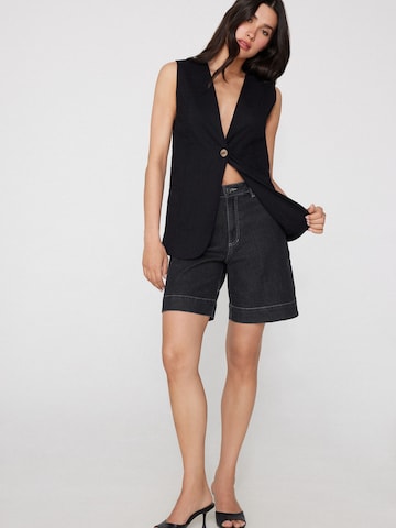 Tezenis Wide Leg Shorts in Schwarz