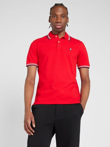 UNITED COLORS OF BENETTON Poloshirt in Rot: predná strana