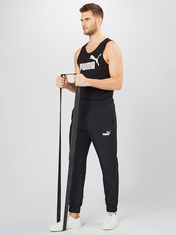 PUMA Sporttop in Schwarz