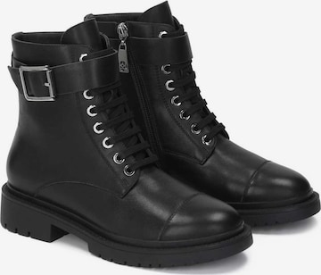 Kazar Lace-Up Ankle Boots in Black