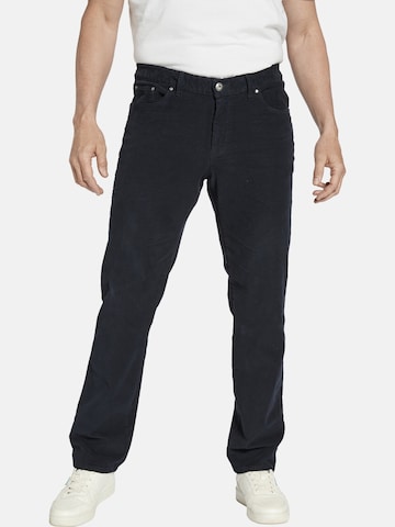 Jan Vanderstorm Regular Pants ' Holger ' in Blue: front