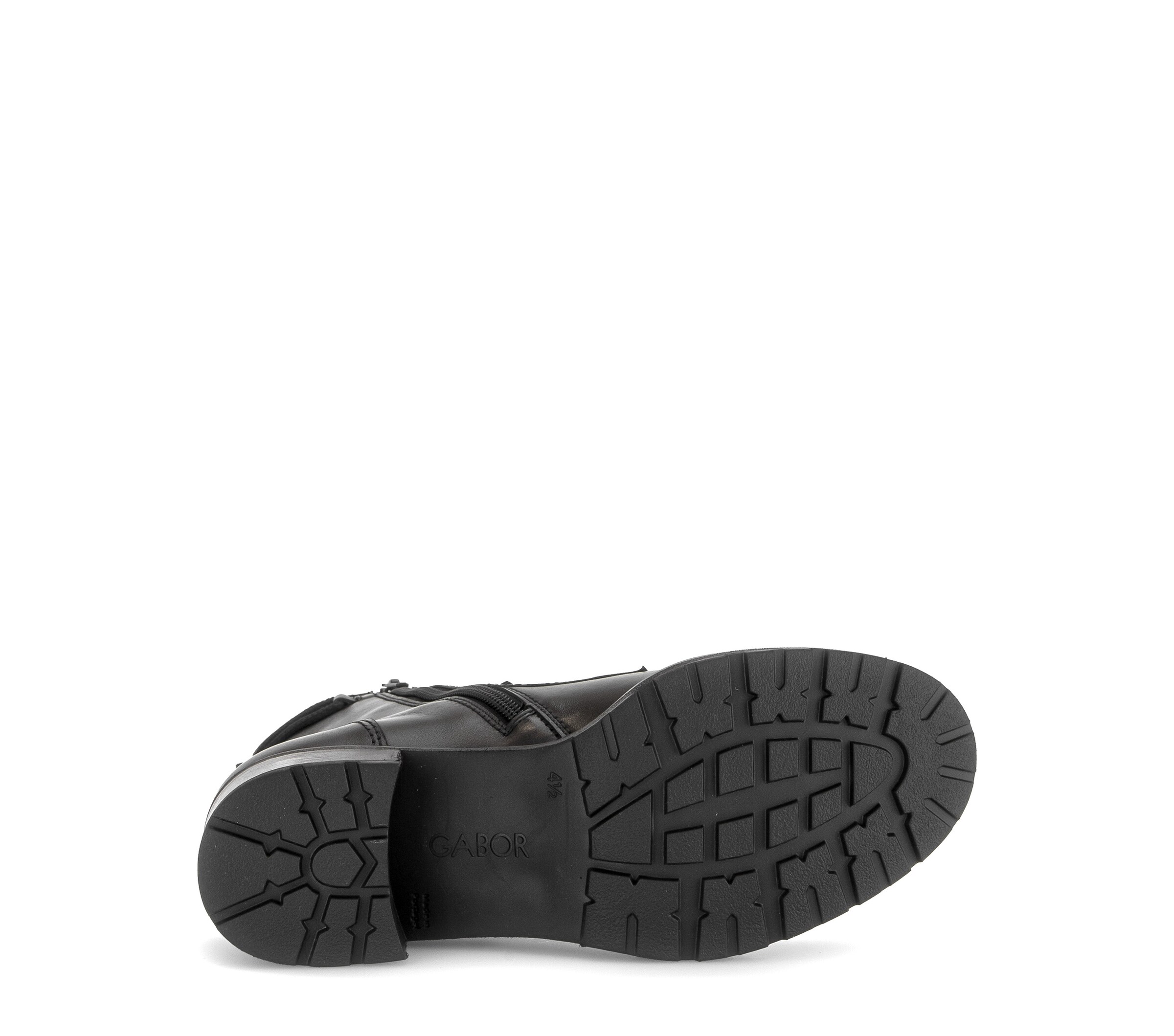 GABOR Lace-Up Ankle Boots in Black