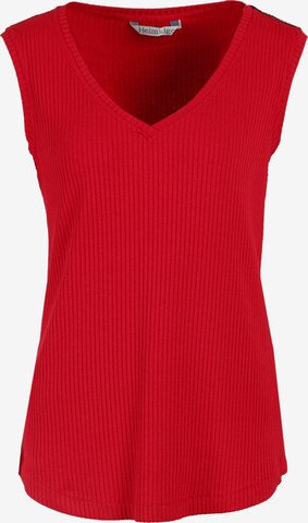 HELMIDGE Top in Red: front