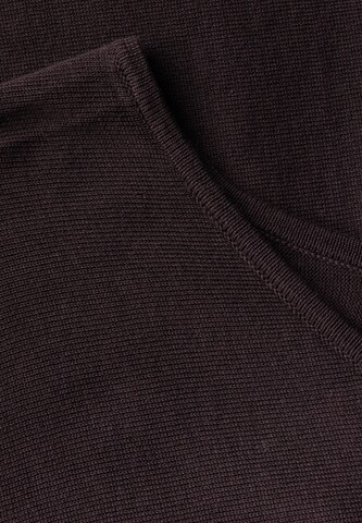 Street One Studio V-Neck Pullover in Braun