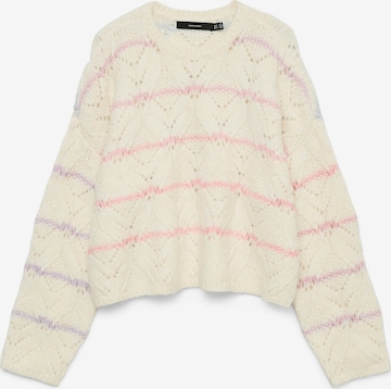 Vero Moda Girl Pullover 'VMNEW HATTY' i beige: forside