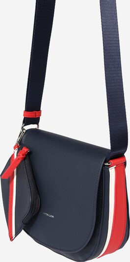 TOM TAILOR Schoudertas 'Isabel ' in de kleur Blauw / Rood / Wit, Productweergave