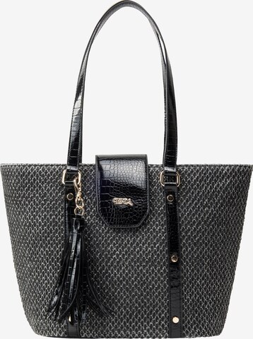 IZIA Shopper táska - fekete: elől