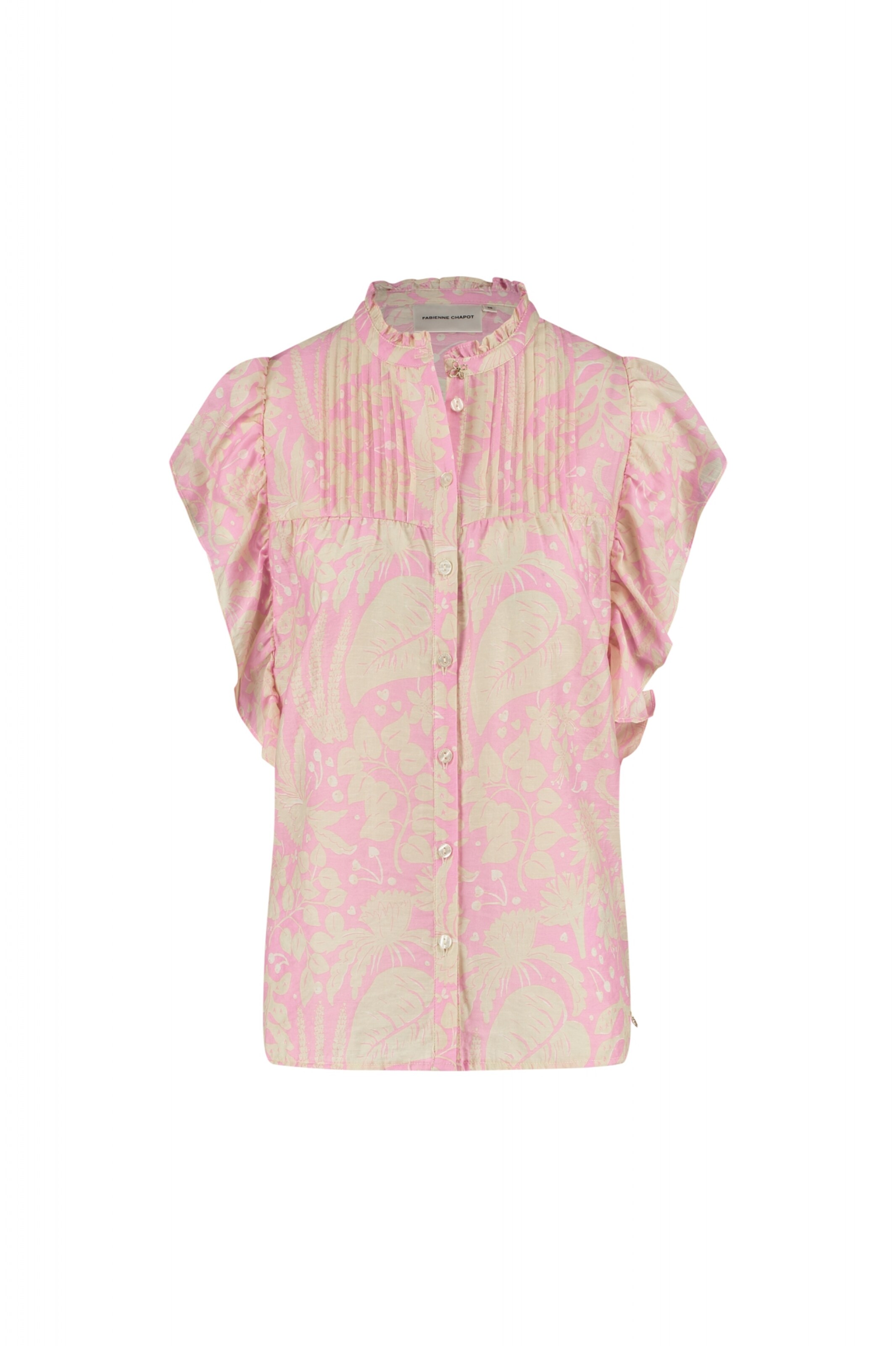Fabienne Chapot Blouse 'Bibi' in Roze: voorkant
