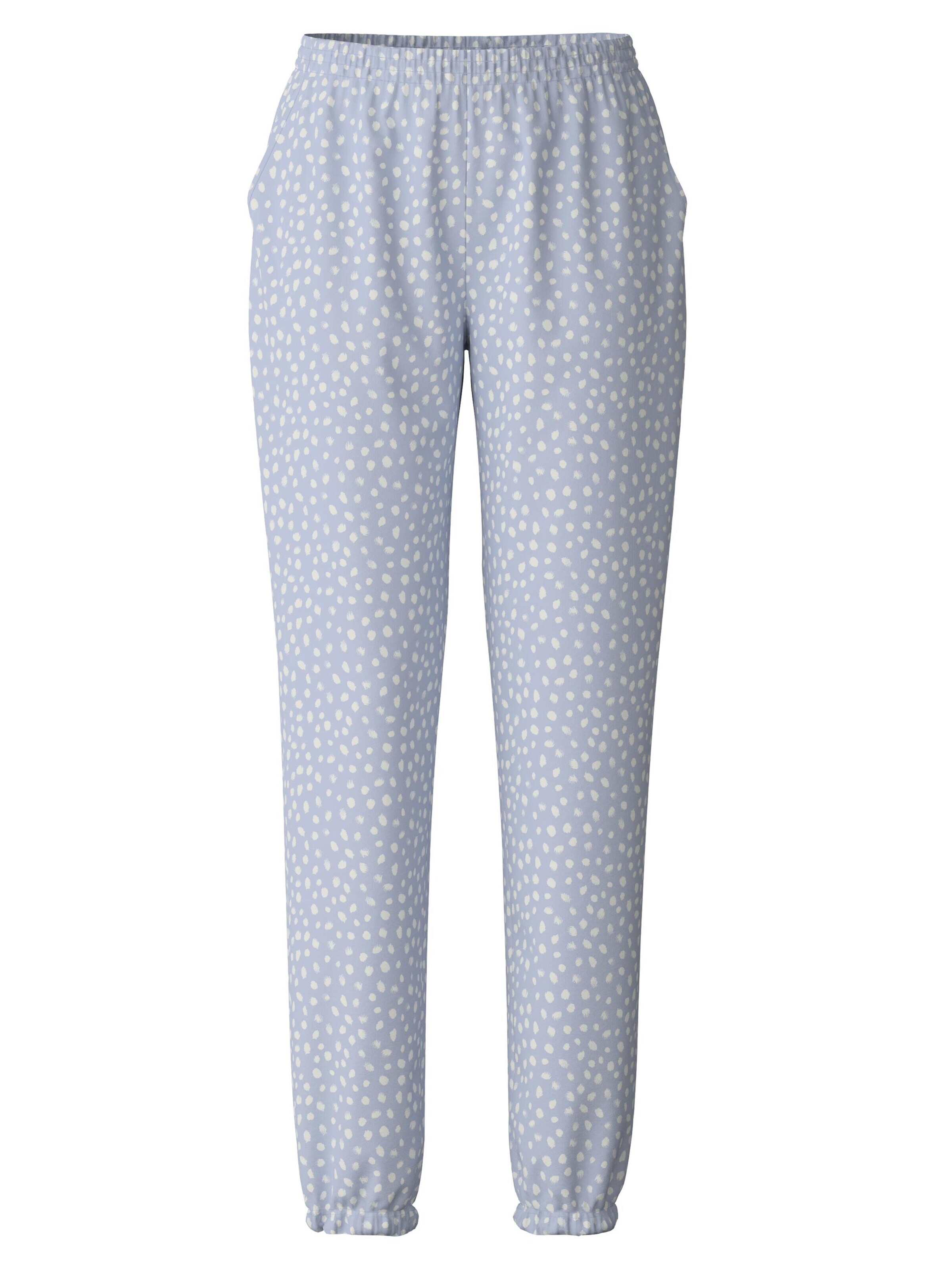 CALIDA Pyjamahose 'Favourites Sleep'‌‌‌‌‌ in Weiß: Vorderseite
