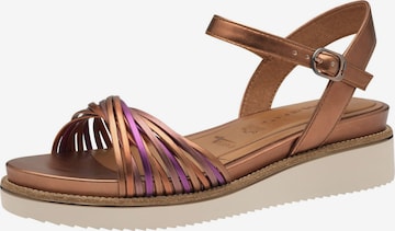 Tamaris Sandalen met riem in Gemengde kleuren: voorkant