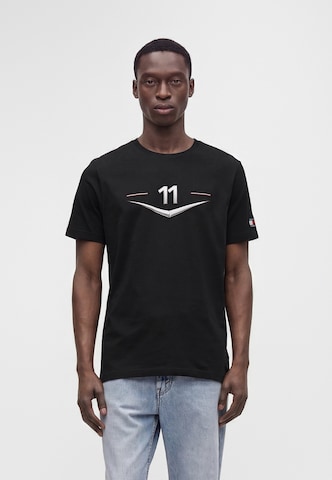 Maglietta 'TH X CF1 DRIVERS CHEVRON' di TOMMY HILFIGER in nero