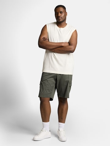 TOM TAILOR Men + Regular Cargobroek in Groen