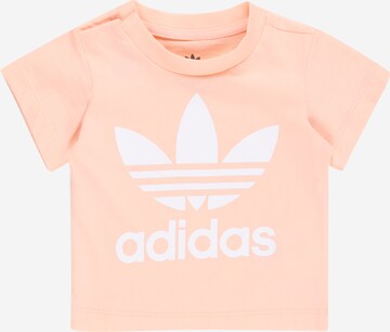 ADIDAS ORIGINALS Shirt in Orange: front