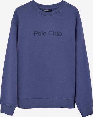 Polo Club Sweatshirt in Blau: Vorderseite
