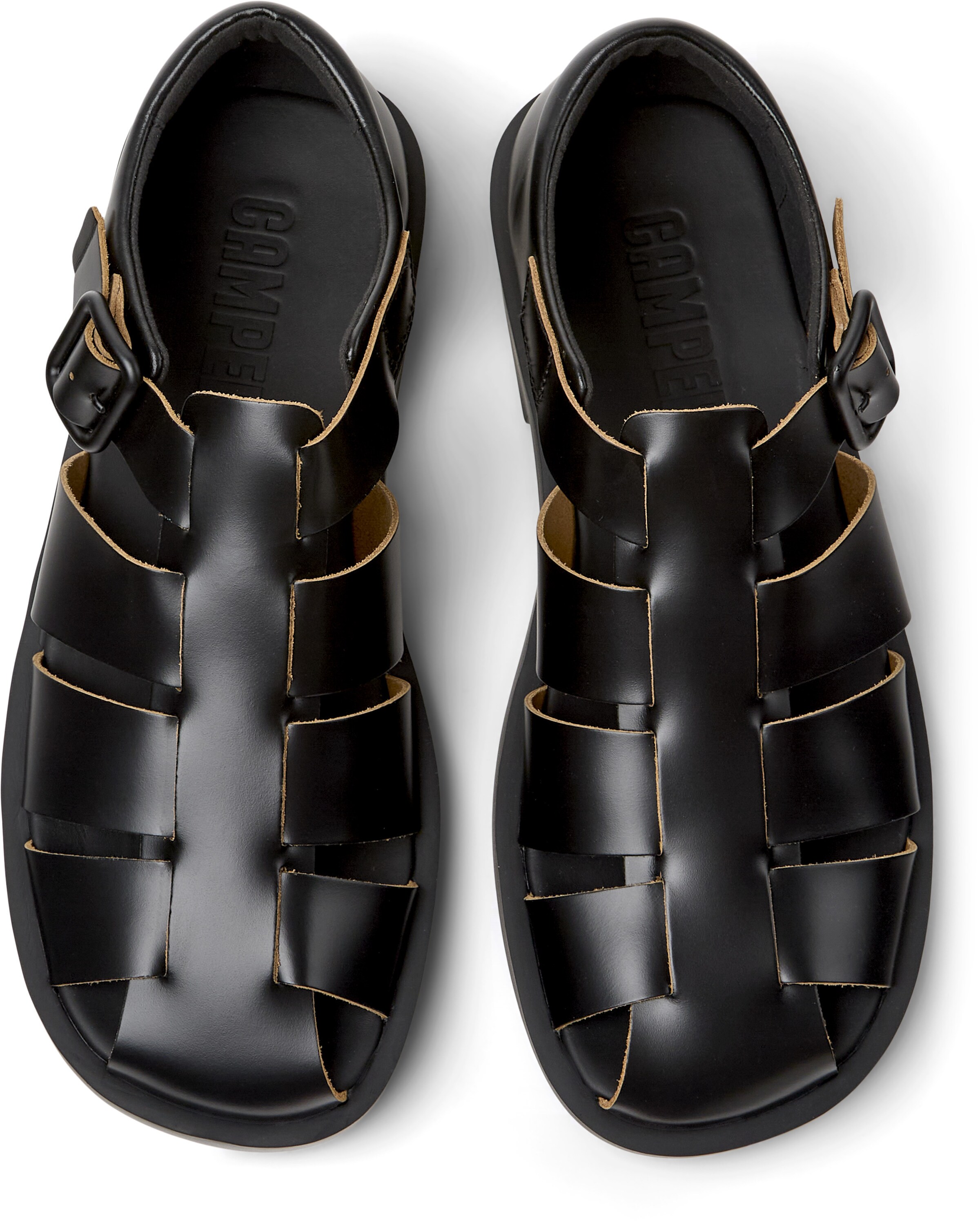 Sandales 'Don' CAMPER en noir