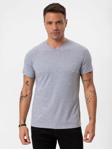 Daniel Hills T-shirt i grå: framsida