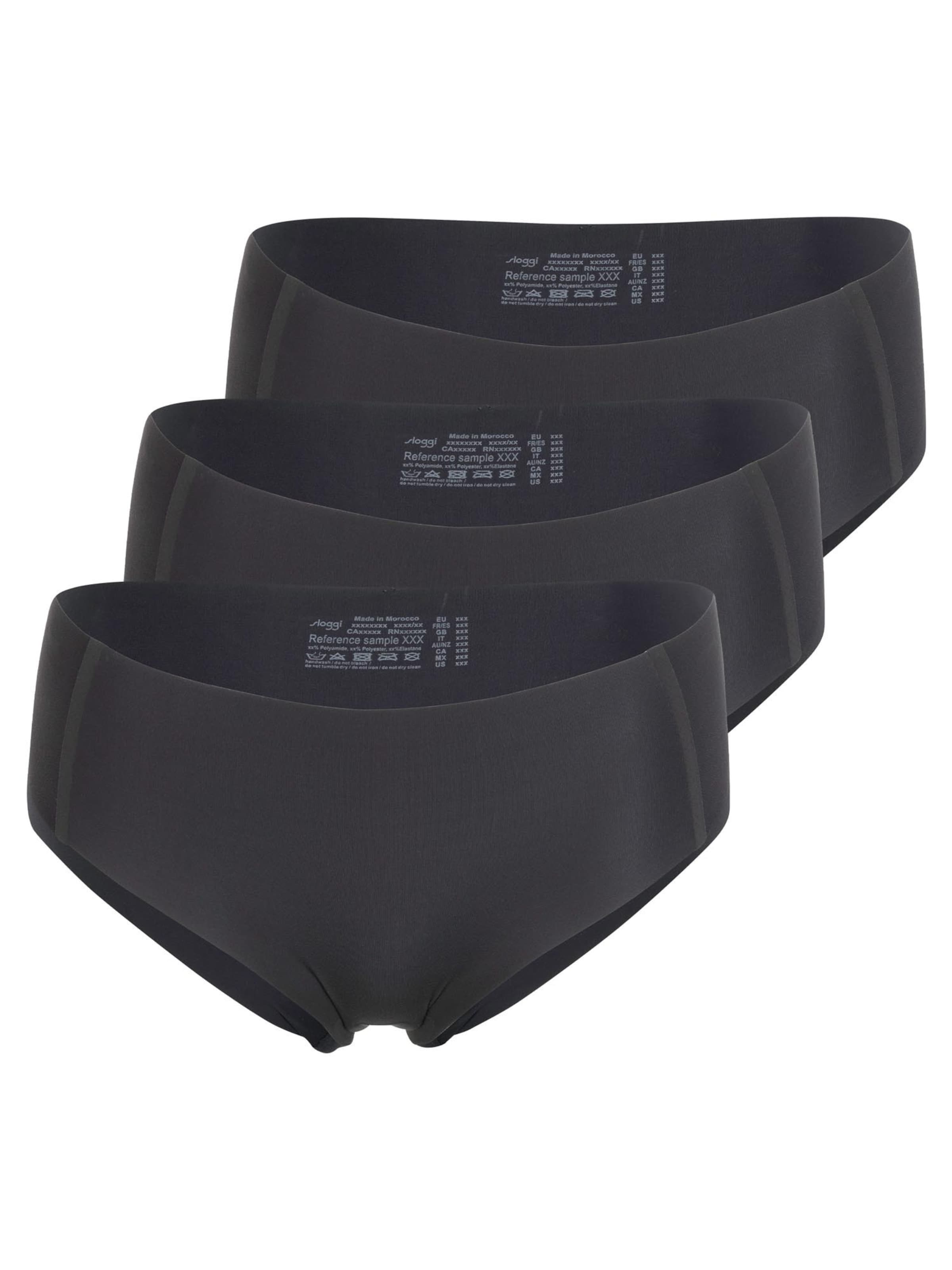 SLOGGI Panty 'ZERO Feel 2.0' in Black: front