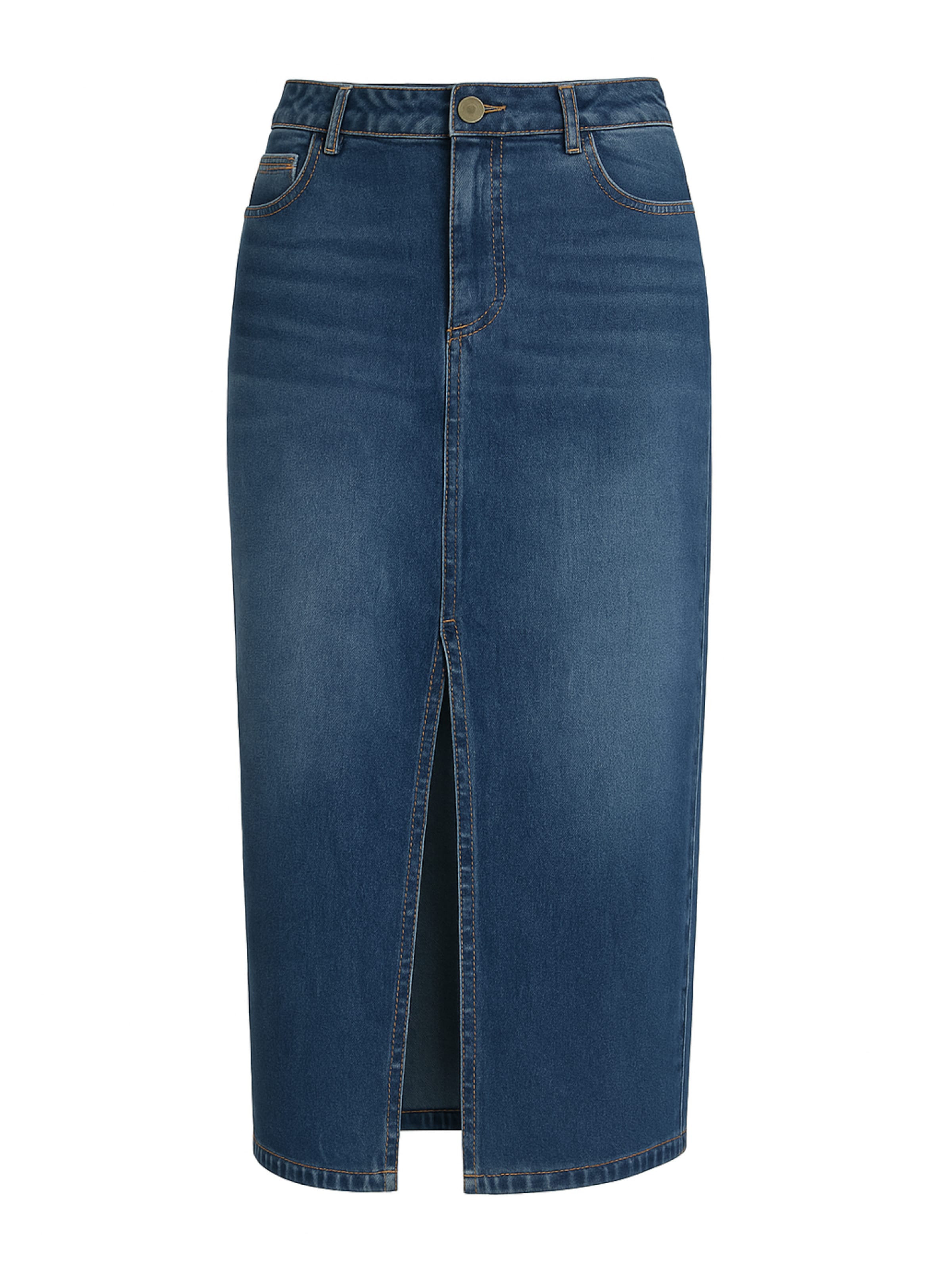 LYN MAMA Rok in Blauw: voorkant