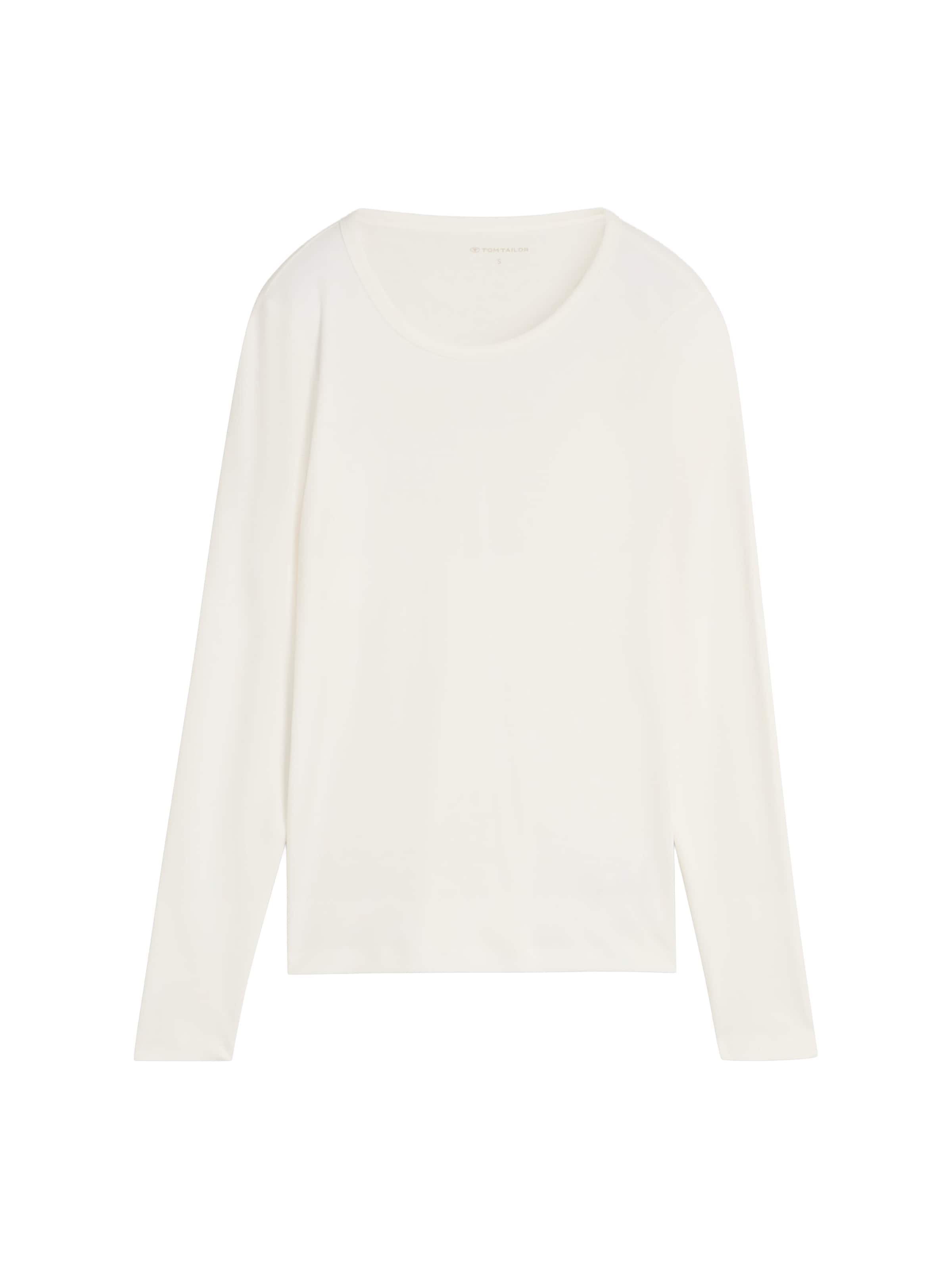 TOM TAILOR Shirt in White: front