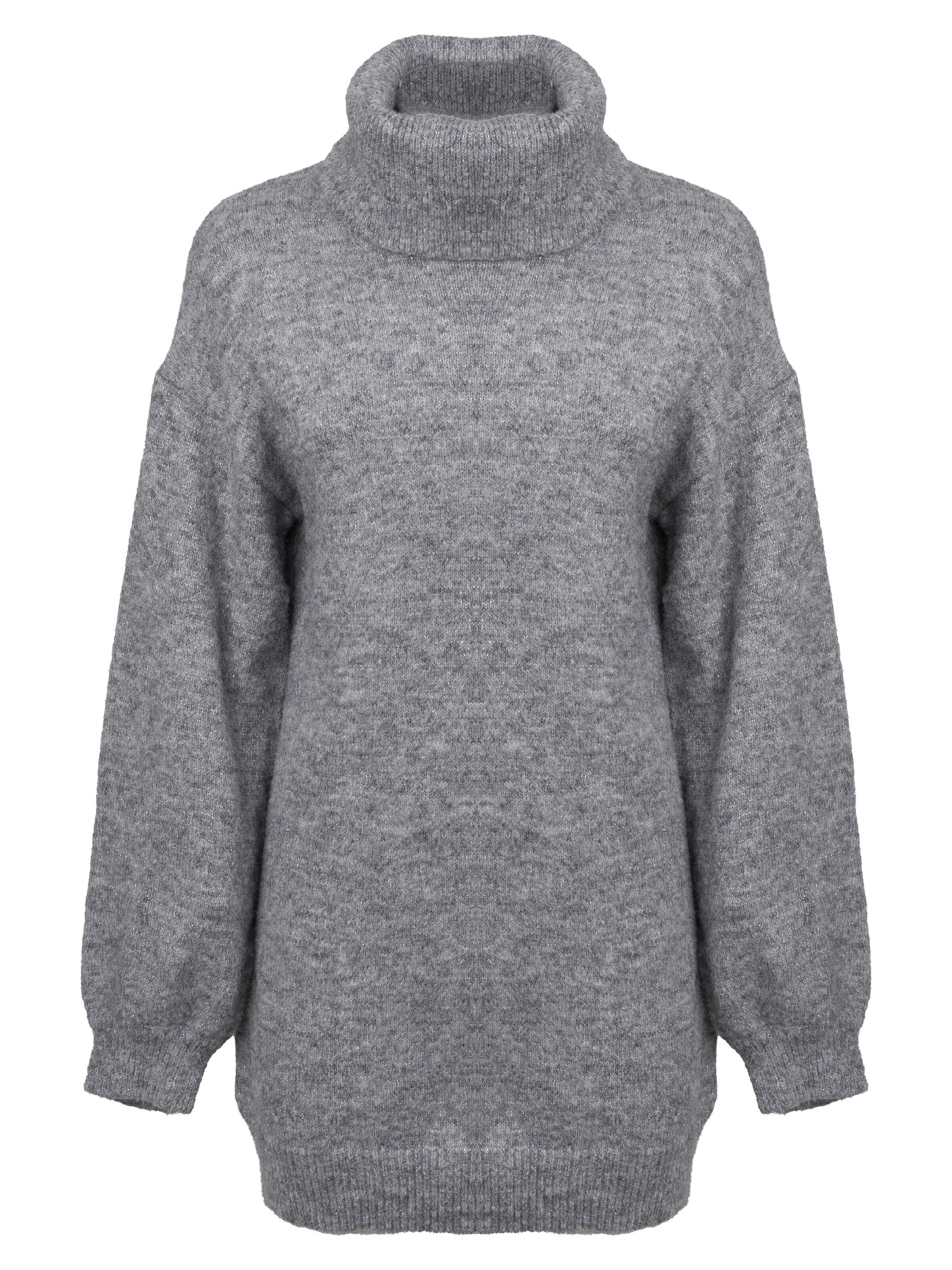 Influencer Pullover in grau, Produktansicht