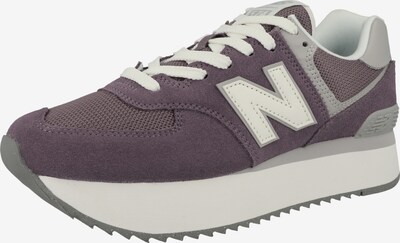 new balance Sneaker '574+' in grau / lila / aubergine / weiß, Produktansicht
