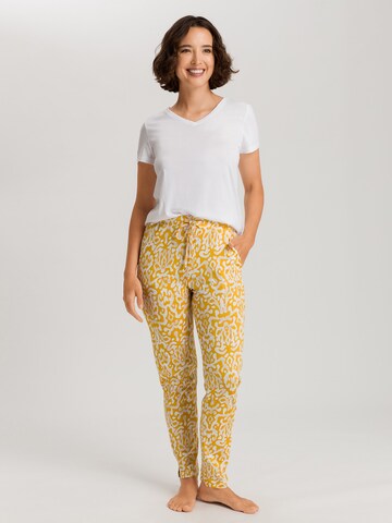 Hanro Pajama pants 'Sleep & Lounge' in Yellow